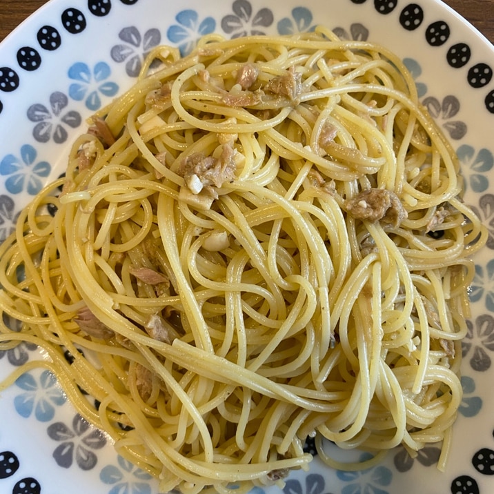 牡蠣ペーストを使ったツナのパスタ